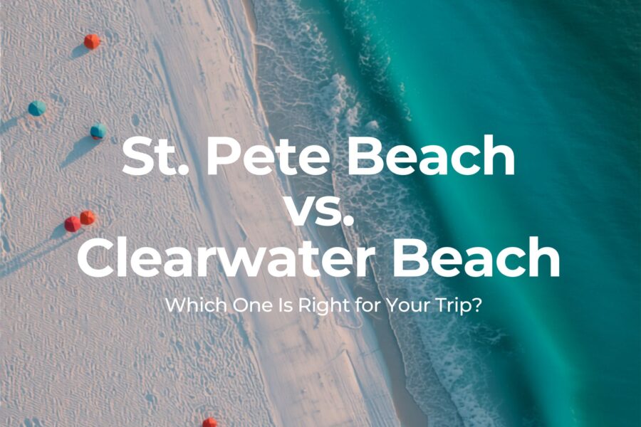 St Pete beach vs Clearwater beach Florida vacation